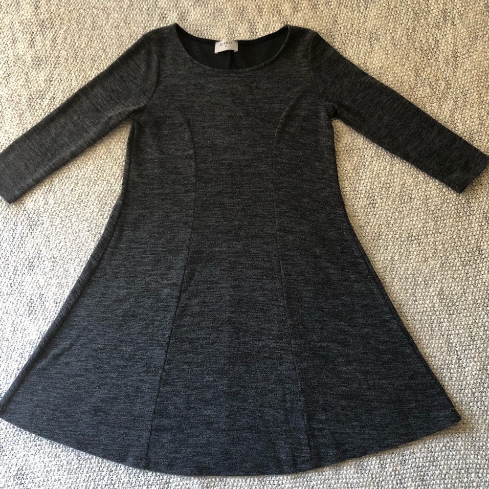 Knit gray dress